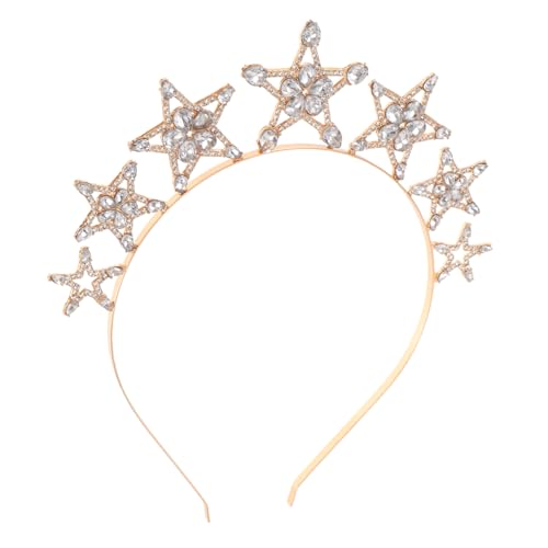 COSMEVIVI 女性 ヘッドバンド 花嫁 ヘア アクセサリー 細い ヘッドバンド 女性 ヘッドピース ウェディング ヘッドドレス ヘア バンド 星 ヘッドバンド ウェディング ヘア アクセサリー