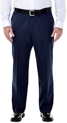 Haggar Men's Big & Tall Classic Fit Premium No Iron Khaki Pant – Comfortable, Low‑Maintenance Style