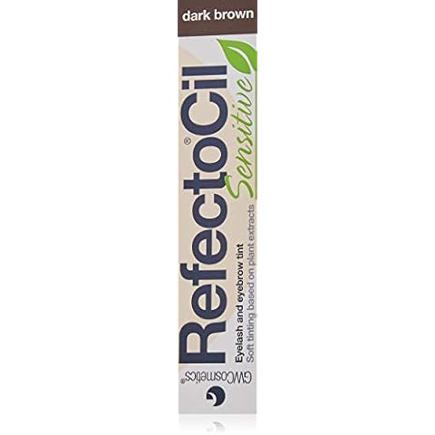 RefectoCil Sensitive Lash and Brow Tint 15 ml, Dark Brown Cover