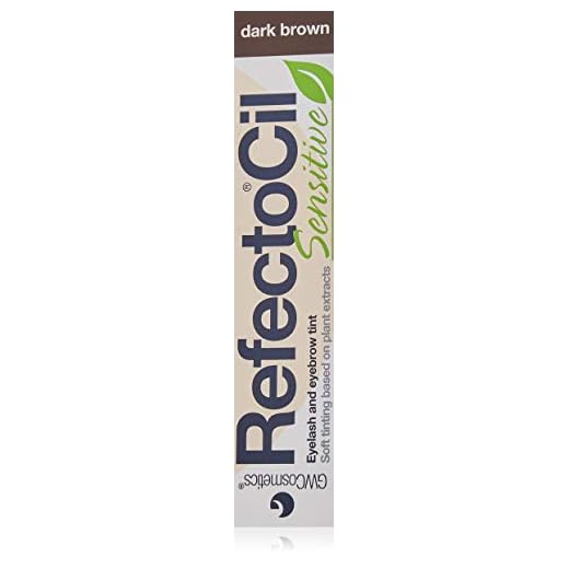 RefectoCil Sensitive Lash and Brow Tint 15 ml, Dark Brown