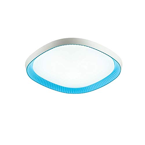 Plafonnier LED 20W, plafonnier rond moderne ， ​​Luminaire encastrable au plafond à hauteur variable Dimmable for placard Salle de bain Salon Chambre à coucher Couloir Sous-sol, Bleu