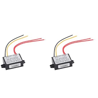Step Down Converter Power Converter 2Pcs Converter, AC 10-28V to DC 12V Converter Step Down Power Supply Module, 3A AC DC Converter Voltage Regulator Volt Converter