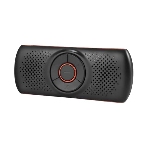 Reproductor de música para coche Bluetooth con manos libres y memoria de apagado color naranja