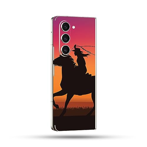 Image of MightySkins Skin Compatible with Samsung Galaxy Z Fold 5 Full Wrap - Cowgirl | Protective, Durable, and Unique Vinyl Decal wrap Cover | Easy to Apply, Remove, and Change Styles | Made in The USA