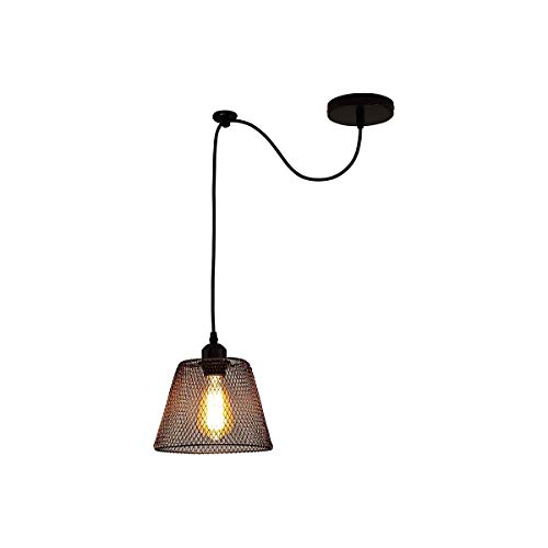 Lustre en fer haut de gamme au design japonais avec LED réglable pour intérieur chic