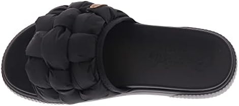 Blowfish Malibu Women's Darcy Slipper, Black Puffy Nylon, 7 | Image 1
