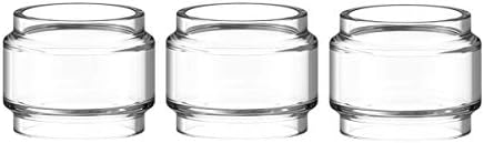 CENGLORY 3PCS Replacement Zeus X RTA Bulb Glass Tube Bulb Glass Tubing Home Decoration (Clear Glass)