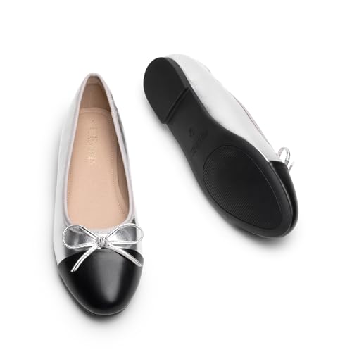 Image of Dream Pairs Women's Flats, Round Toe Ballet Flats, Comfortable Slip-on Dressy Business Casual Work Office Ballerina Flat Dress Shoes