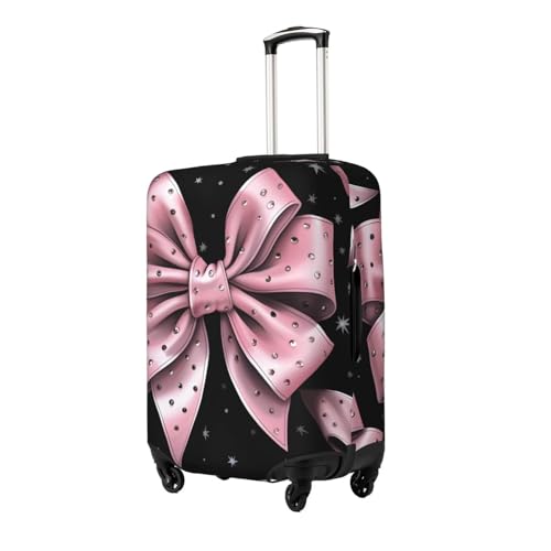 Suitcase Covers for Luggage, Luggage Cover Protector Fits 18-32 Inch Luggages (Pink Diamond Bow, XL)2