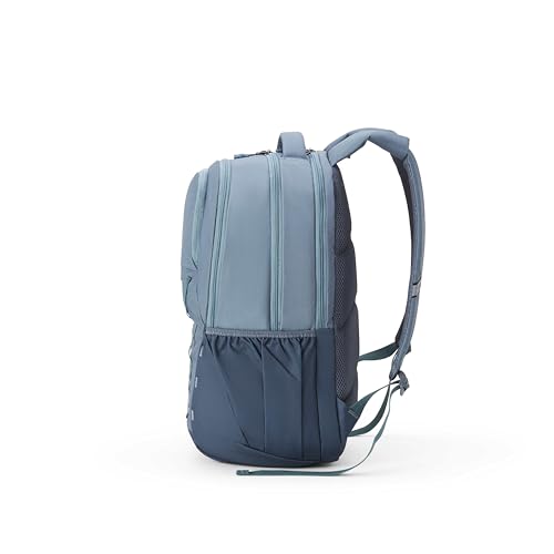Image of American Tourister Bougie | 35 Ltrs | 4 Compartments | Bottle Pocket | Ergonomic Padded Back Panel & Shoulder Straps | Laptop Backpack | 1 Year International Warranty | Slate Grey