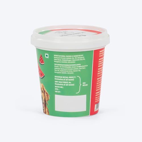 Image of HUFT Watermelon Dog Ice Cream Mix - 40 gm (Pack of 3) | Natural Treats with Prebiotics for Dogs | Easy to Prepare Frozen Dessert | Healthy Snack for All Life Stages & Breeds Dogs