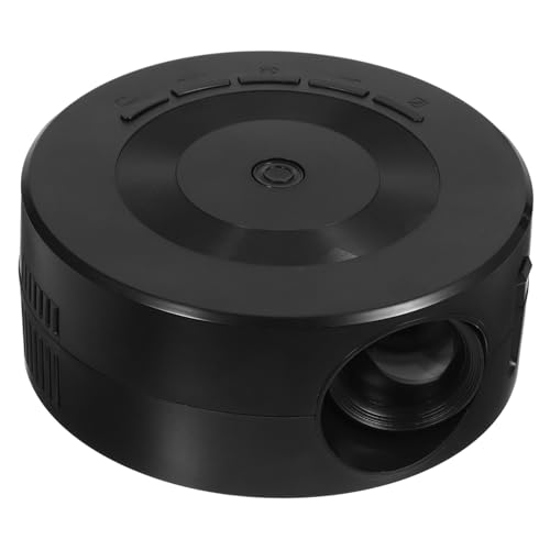 MERRYHAPY Proyector Portátil Multimedia Mini con Altavoz Integrado y para Auriculares Compacto y Duradero para Cine Casa Oficina y Camping