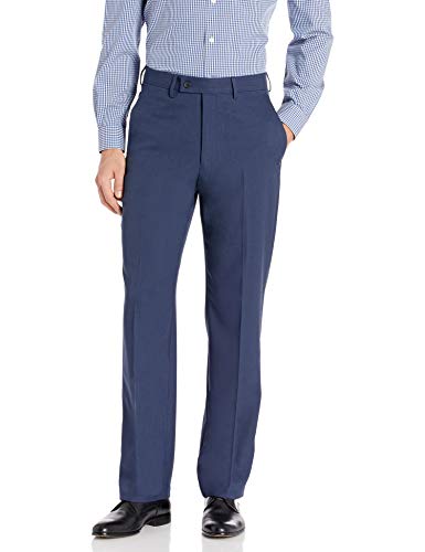Haggar Men's Comfort Classic Fit Flat Front Dress Pant