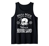 Disney Peter Pan Skull Rock Welcome To Never Land Tank Top