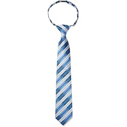 Enlision Boys Ties Striped Pre-Tied Plaid Kids Necktie for Age 8-12 Adjustable Woven Formal Toddler Tie Wedding School