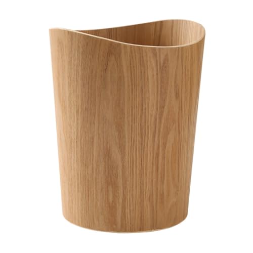 Conteneur à ordures cuisine grande capacité en bois Healvian