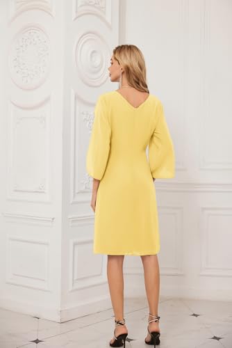 Image of GRACE KARIN Womens Formal Wedding Guest Dress 2026 Chiffon Cocktail Dress Mother of the Bride Dresses Midi Fashion Clothing