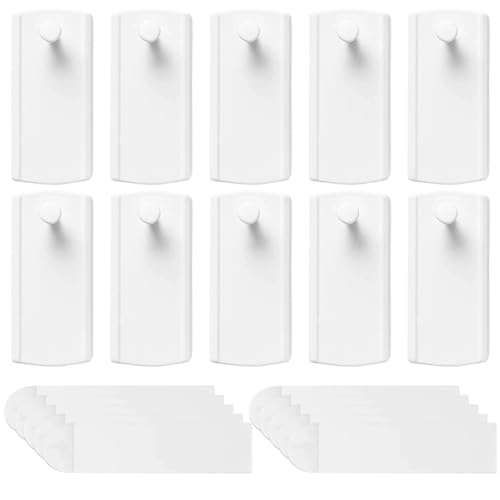 Command Hooks Heavy Duty, 10 Picture Hanging Hooks with 10 Strips, Damage Free Hanging Hooks , Holds 1.8kg (4 lbs), No Nails Required, Ideal for Rentals, Offices, Dorms