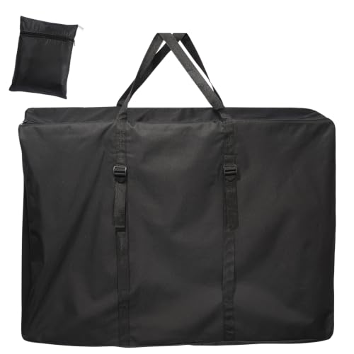 Zero Gravity Chair Cover Folding Chair Storage Bag with Double Zippers and Handles (Black 1 Pack)