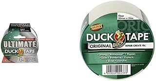 Duck Tape Ultimate Cloth Tape Clear 50mm x 20m. The ultimate high strength waterproof gaffer and duct adhesive cloth repair tape