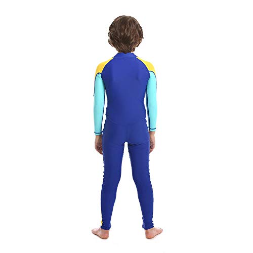 Image of ZCCO Kids Swimsuit, Boys and Girls Full Sunsuit, UPF50+ Rash Guard Wetsuit, Swimwear