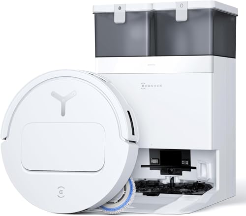 Image of ECOVACS Deebot T50 PRO Omni 2-in-1 Robot Vacuum Cleaner & Mop, New Launch, 15000Pa Suction, 6400mAh Battery, 8.1cm Ultra-Thin, ZeroTangle 2.0, AIVI 3.0 Obstacle Avoidance, Auto Wash /Dry /Refill, 320Min