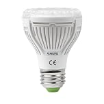 SANSI 10W LED Grow Light for Indoor Plants, 150W Equivalent Full Spectrum E27 Plant Growing Light Bulb 4000K for Seedlings Germination (PPF: 16μmol/s, 60° Beam Angle, Veg Coverage: 2x1 Sq Ft)