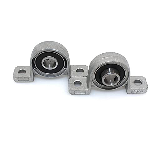 Lysee 3D Printer Parts & Accessories - 300Mm 8Mm T8 Lead Screw Set Lead Screw+ Copper Nut + Coupler + Pillow Bearing Block for 3D Printer - (Color: Silver)