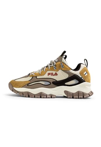 Fila Ray Tracer Tr2 - Tenis para Hombre, Color Gris Pardo, Grano de café, Talla 12, Grano de café Gris Topo, 47 EU
