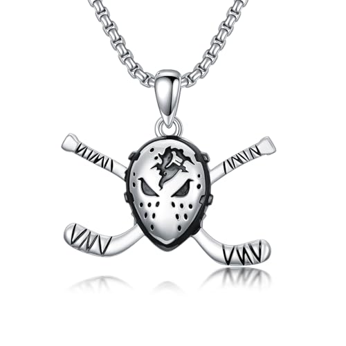 925 Sterling Silver Sports Necklace, Necklaces for Athletes or Sports Enthusiasts, Inspirational Jewelry Gifts for Men Women(with Gift Box)