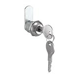 Defender Security U 9941KA (Keyed Alike) Drawer and Cabinet Lock – Secure Important Files and Drawers, 5/8”, Diecast Stainless Steel, Fits on 5/16” Max Panel Thickness