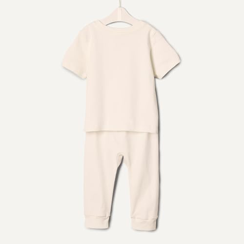 Amazon Essentials Baby_Boys Pant & Top Set, Ivory, 2T - image 6