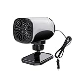 Calentador de calefacción de coche ajustable de 360 grados tanto para refrigeración como para calefacción, calentamiento de 150 W y calentador rápido de coche