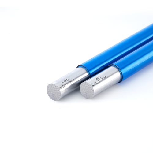 Tiges 20mm x 500mm acier trempé chromé XiKe lot de 2 guidages pour rail linéaire métrique H8