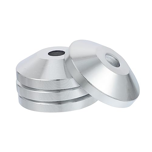 VILLCASE 4pcs Heavy-Duty Speaker Isolation Stand Feet Cone Base Pads for Audio Equipment Stability and Control