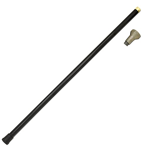 Snake Eye Tactical 34.5-Inches Walking Cane Pewter Handle with Small Storage NO Blade (3066) (3071) - Snake Eye Tactical