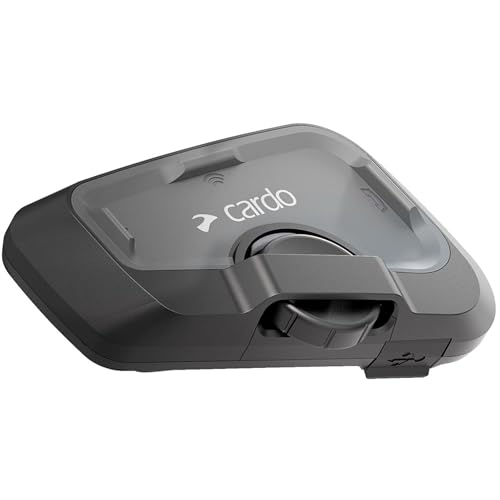 Cardo Systems FREECOM 4X Motorcycle 4-Way Helmet Bluetooth Communication System Headset Intercom, Universal Bluetooth Connectivity, Waterproof, 40mm Speakers - Single Pack - Image 4