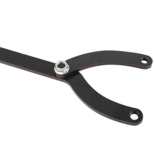 8MILELAKE Variable Pin Spanner Wrench 15 Piece Adjustable Fan Clutch Pully Holder Wrench