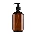 Produktbild 0Miaxudh Nachfüllbare Flasche, 500ml Nachfüllbare Flaschenpresse Pump Shampoo Seifenlotion Makeup Liquid Dispenser Brown 500ml