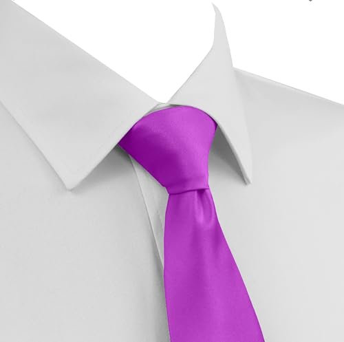 Image of Dibi Solid Color Ties for Men, Formal Mens Ties, Neck Tie, Classic Tie for Boys Women Teens, Wedding Business Costume Necktie