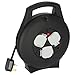 Price comparison product image Brennenstuhl Vario Line 3-Way Extension Reel 10m (Made in Germany, Portable Extension Cable, Safety Cut-Out, Indoor Cable Reel with Carry Handle)