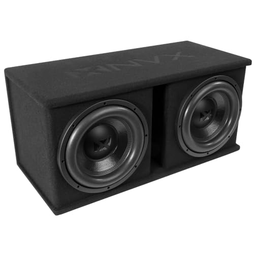NVX Loaded Dual 12" Subwoofer 1000W MAX (500W RMS) by NVX - Used condition - Image 2