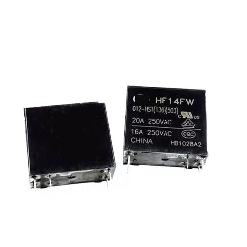Relais HF14FW 012-HST de 12VDC avec connecteur 6 broches pour circuit