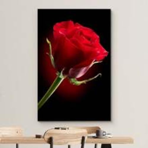 Affiches image sur toile rose rouge pour raviver un mur vide - 3
