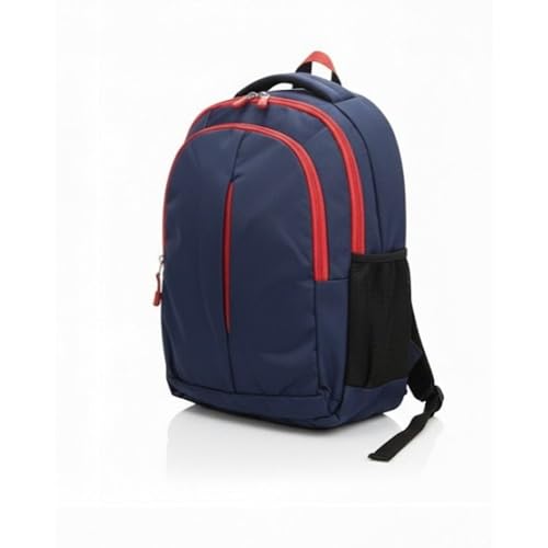 Image of Water Resistant Laptop Backpack for Men & Women | Multi-Compartment College School Office Bag | Lightweight Travel Backpack with Side Bottle Pocket & Padded Shoulder Straps