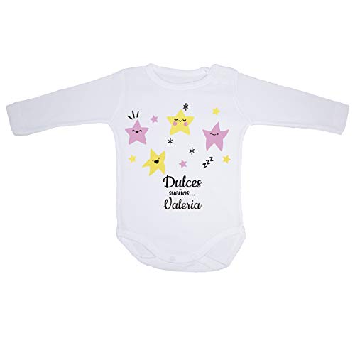 AR Regalos Body bebé personalizado Dulces sueños (Manga corta - 0 a 3 meses)