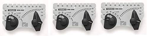 Angle Setter for Sharpening System Tormek WM-200 Angle Master. Sets the Perfect Angle for Sharpening Blades. Works on Tormek Sharpening Systems. (3-(Pack))