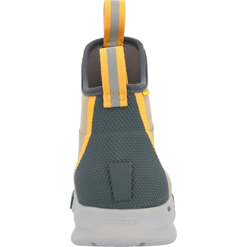 Image of XTRATUF 6 inch Men's Ankle Deck Boot Sport - 30% Lighter, 100% Waterproof Rubber Fishing Footwear - Non-Marking, Slip-Resistant Outsole - Moisture-Wicking Liner