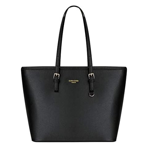 LIRENSHIGE Handbags for Women, Tote Bag Soft PU Leather Large Capacity Ladies Handbag Womens Top Handle Shoulder Bag For women Black Handbag (Black) Cover