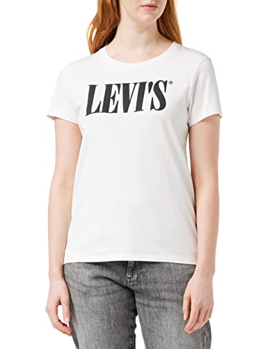 Levi's The Perfect Tee Camiseta, Serif White, S Mujer